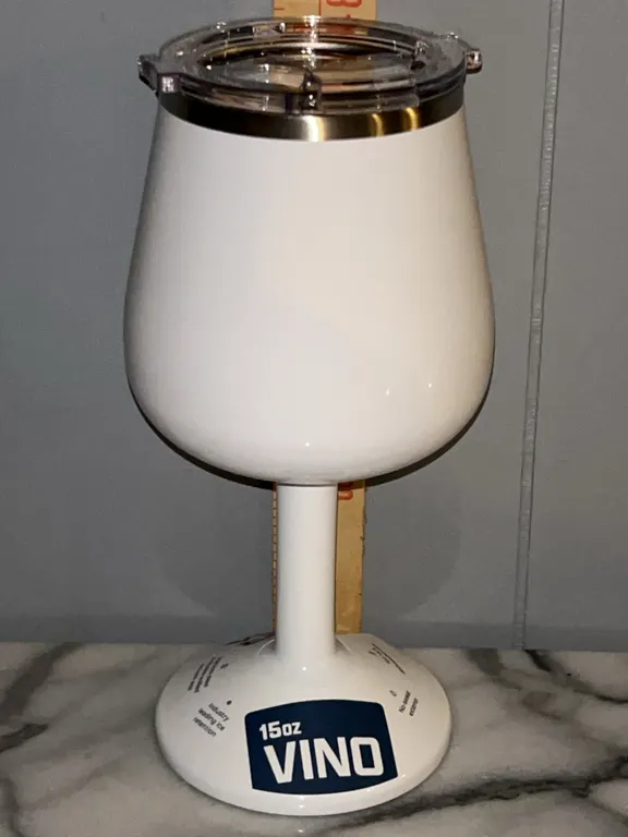 New Orca Vino 15 oz Insulated Wine Cup Pearl