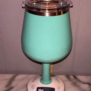 New Orca Vino 15 oz Insulated Wine Cup Seafoam