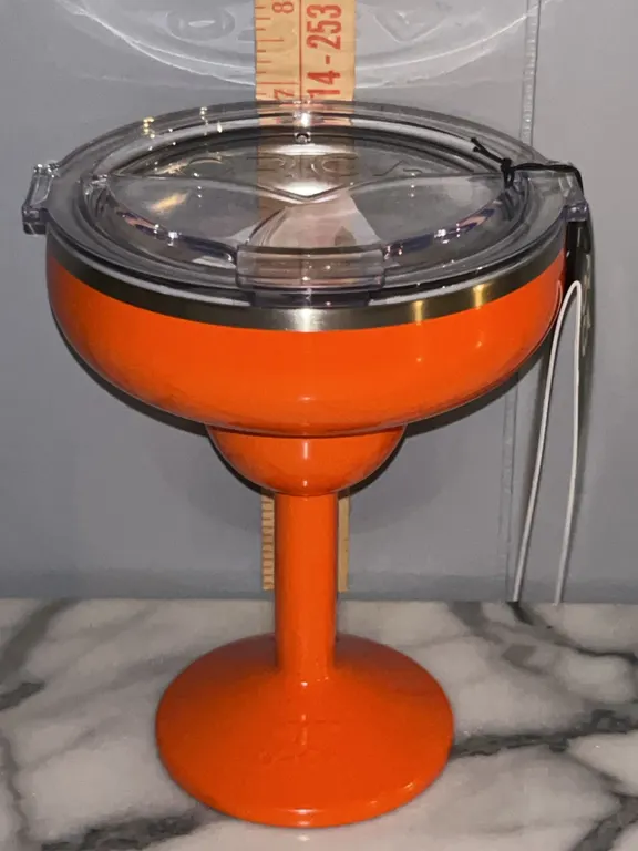 New Orca Rita 13 oz Insulated Margarita Cup Persimmon/Orange