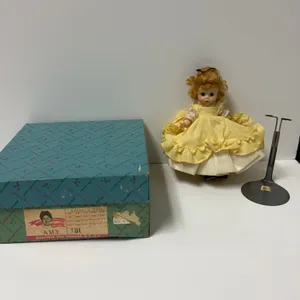 Madame Alexander Amy Doll 781 with Box and Doll Stand