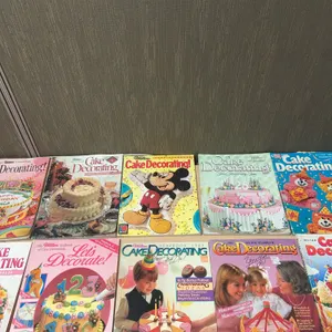 Wilton Cake Decorating Yearbooks Lot 1983–1993, Ten Issues