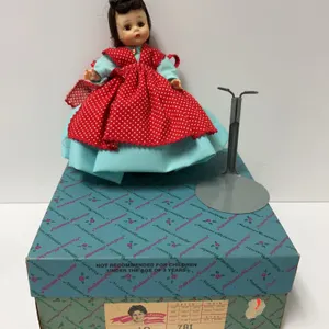 Madame Alexander JO Doll 781 with Box and Stand