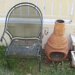 Patio Chair & Chiminea