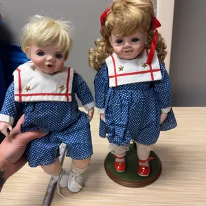 Matching Red White Blue Boy & Girl dolls