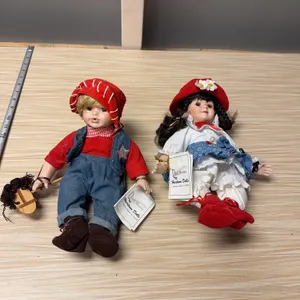 Duck House Heirloom Dolls Boy & Girl