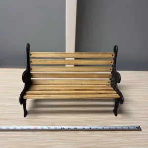 Xl Cast Iron Wood Benches for Dolls