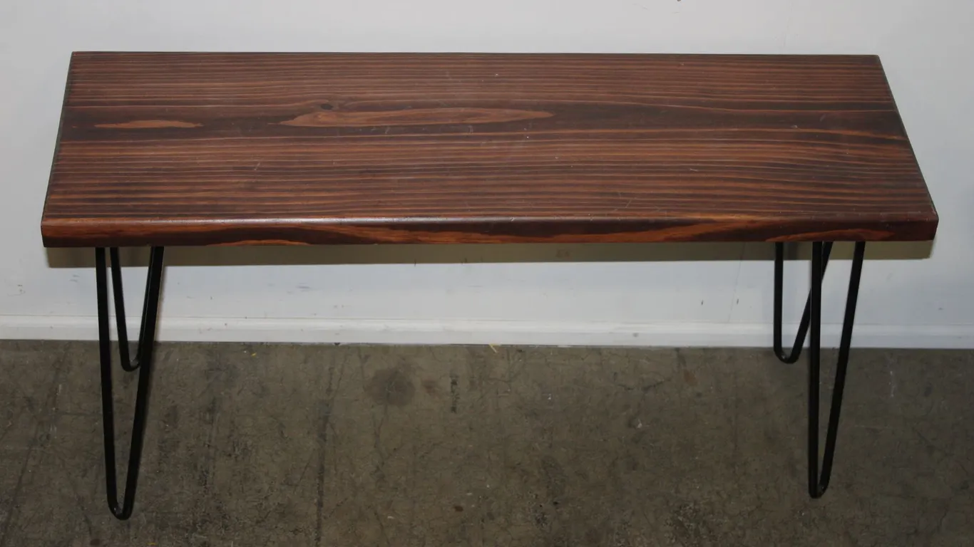 Hairpin Leg Bench