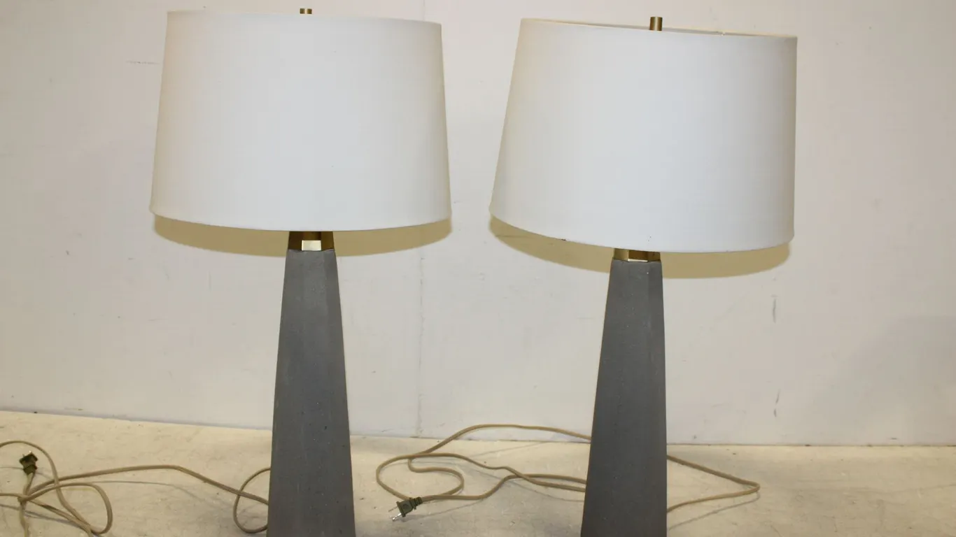 Gray Table Lamps