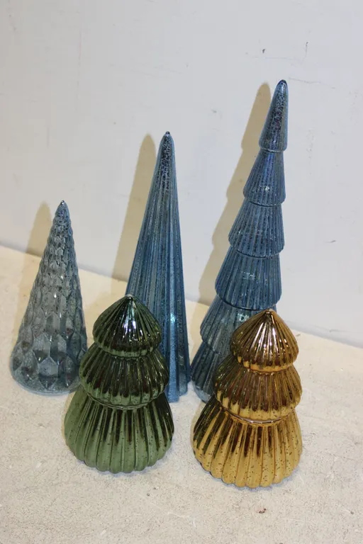 Glass Christmas Trees