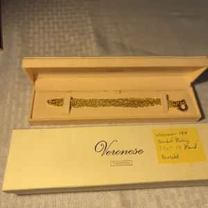 Veronese 18K Bonded Sterling Bracelet