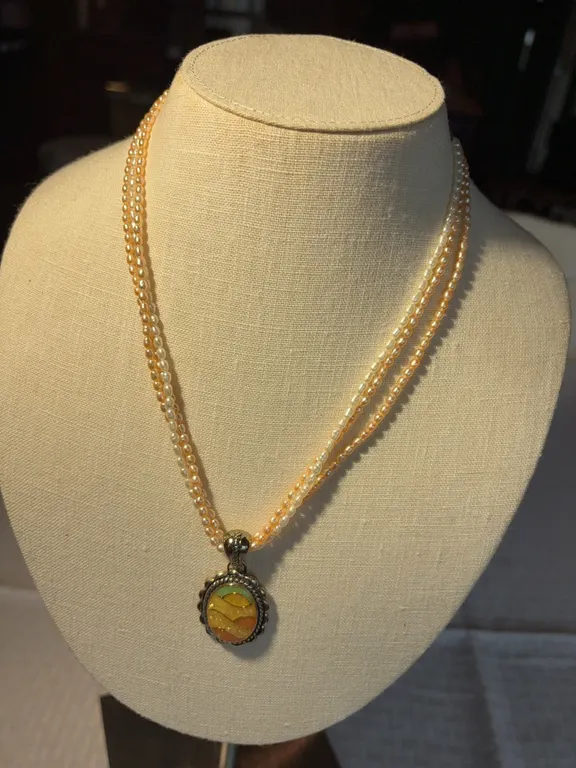 Southwest Sterling Desert Sand Necklace
