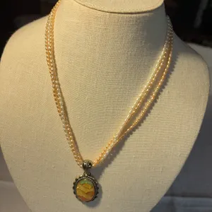Southwest Sterling Desert Sand Necklace