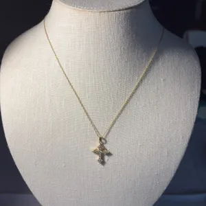 14K Chain and Cross