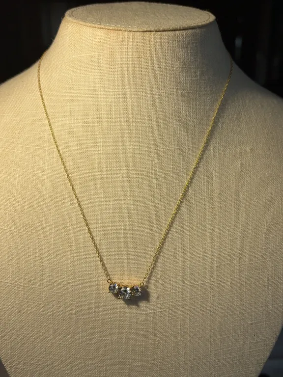Diamonique 14K Necklace