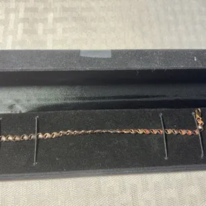 14K Rose Gold Heart Bacelet