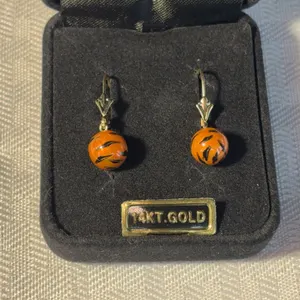14K Animal Print Earrings