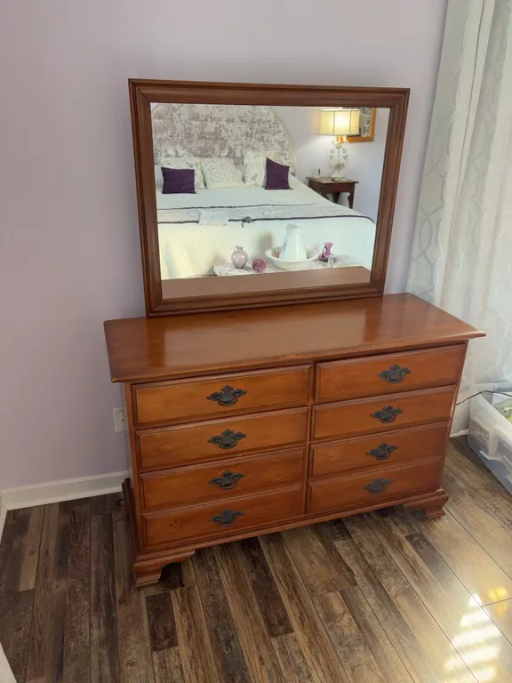 Young and Hinkle Six Drawer Maple Dresser