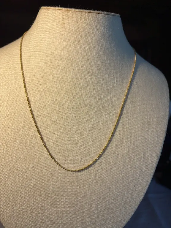 14K Rope Necklace