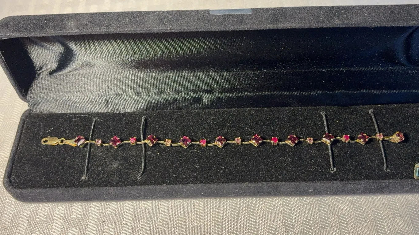 14K Shades of Pink Bracelet