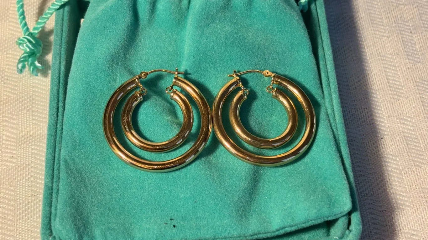 Eternagold 14K Double Hoop Earrings