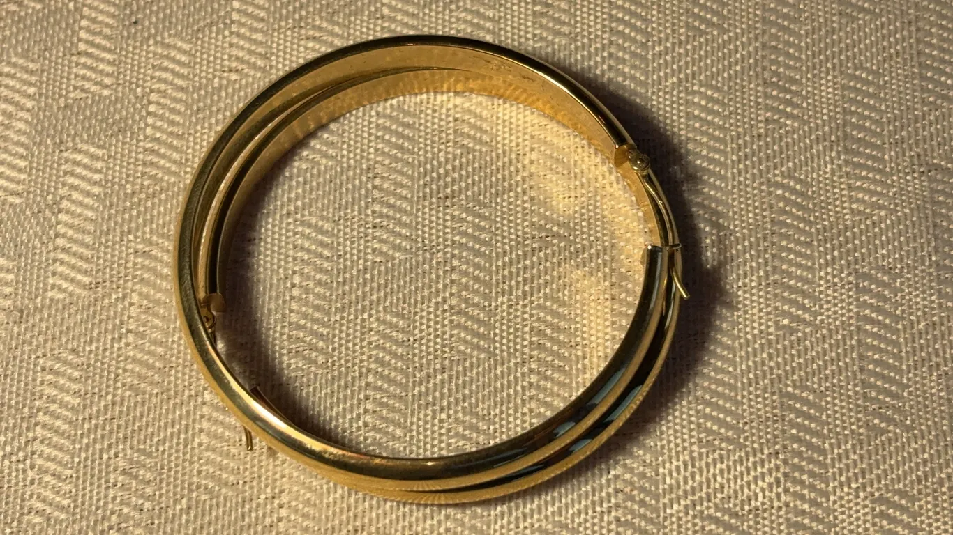 14K 2 Inch Hoop Earrings