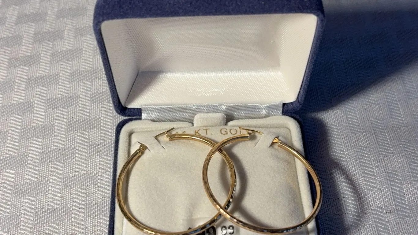 14K Hoop Earrings
