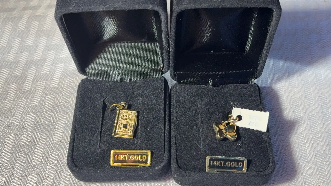 14K Charm and Pendant