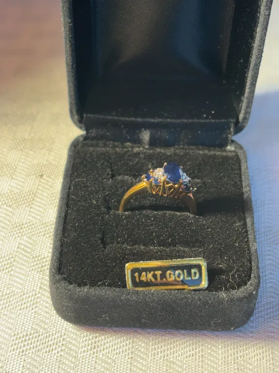 14K Sapphire Ring