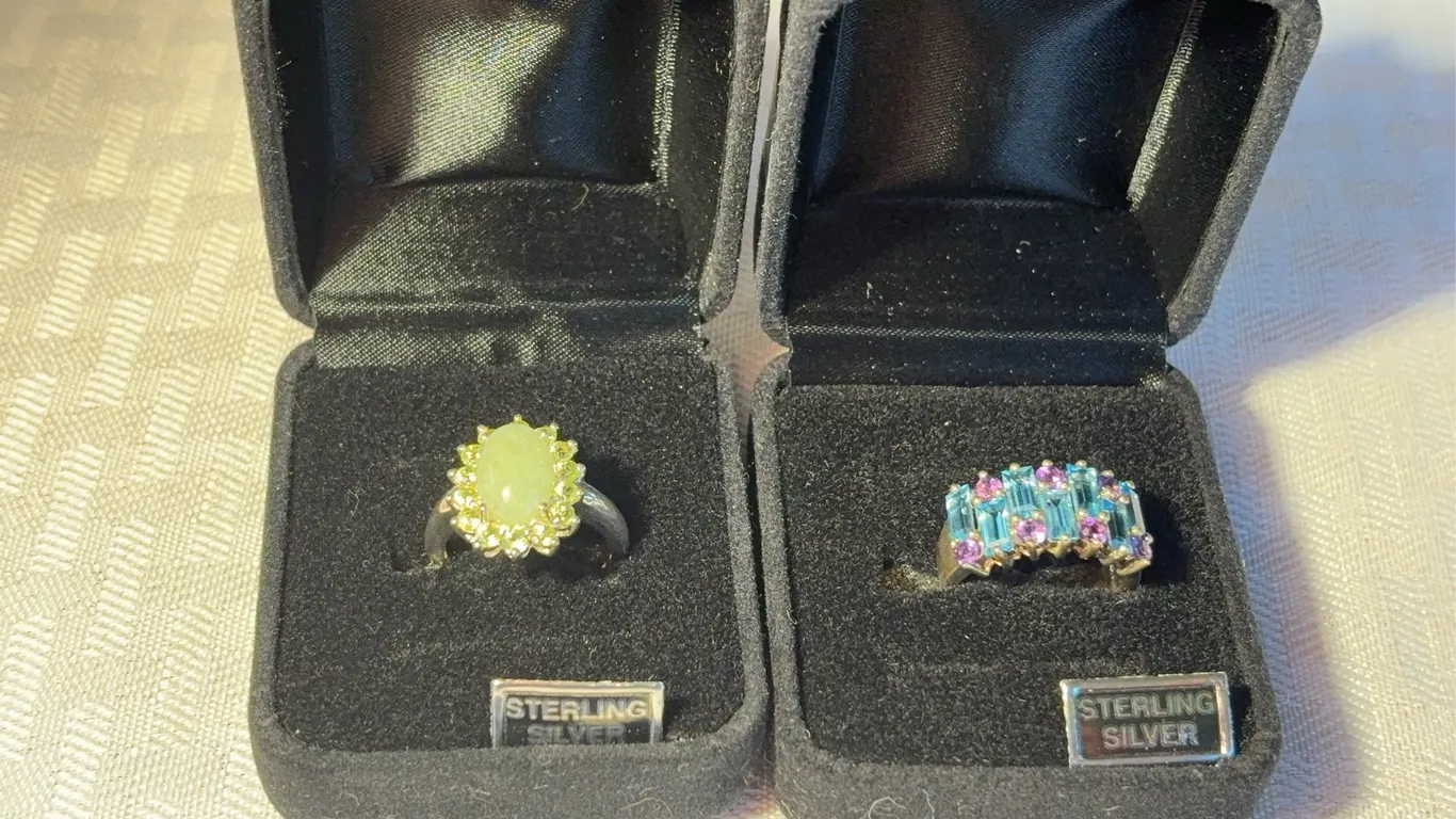 Two Sterling Rings