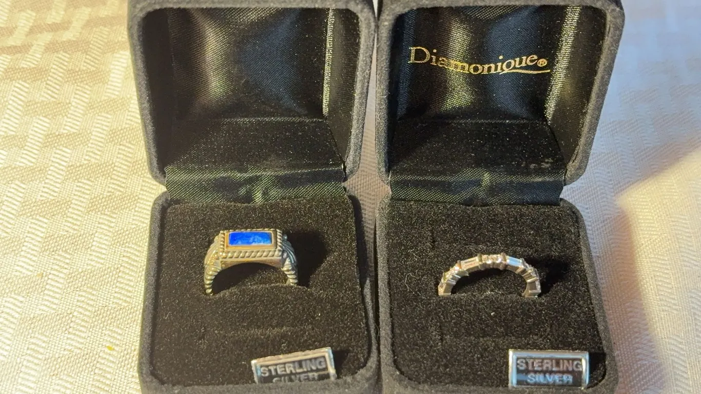 Two Sterling Rings