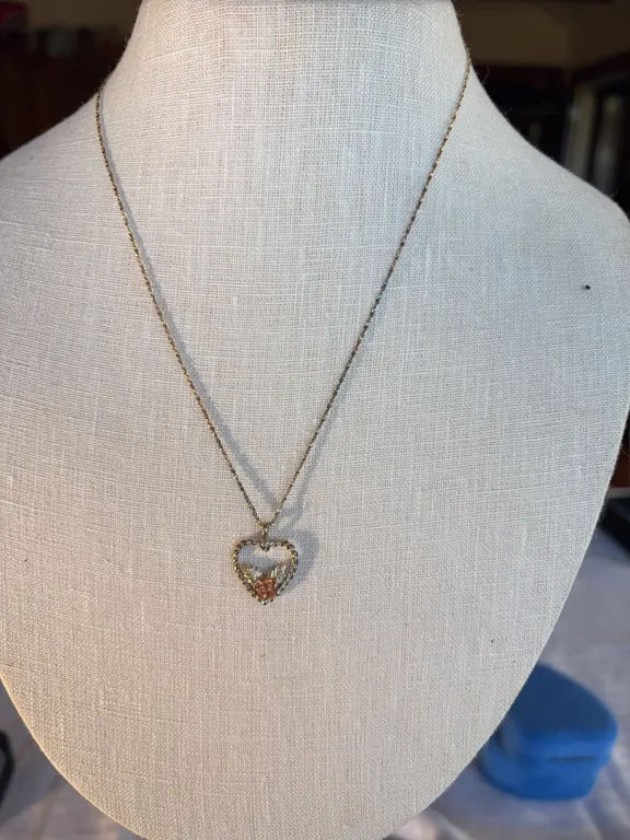 Two Sterling Silver Necklaces With Pendants