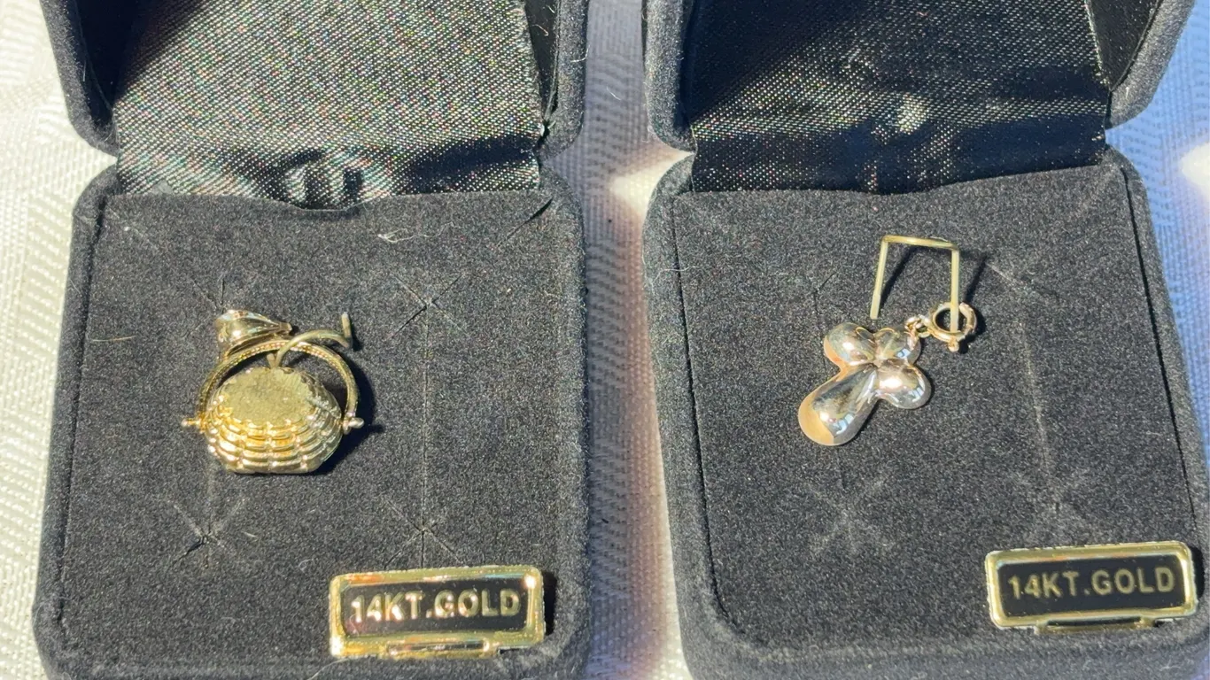 14K Charm and Pendant