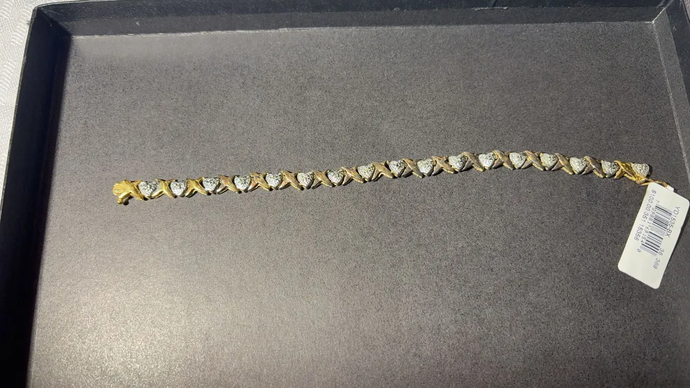Gold Over Sterling Bracelet
