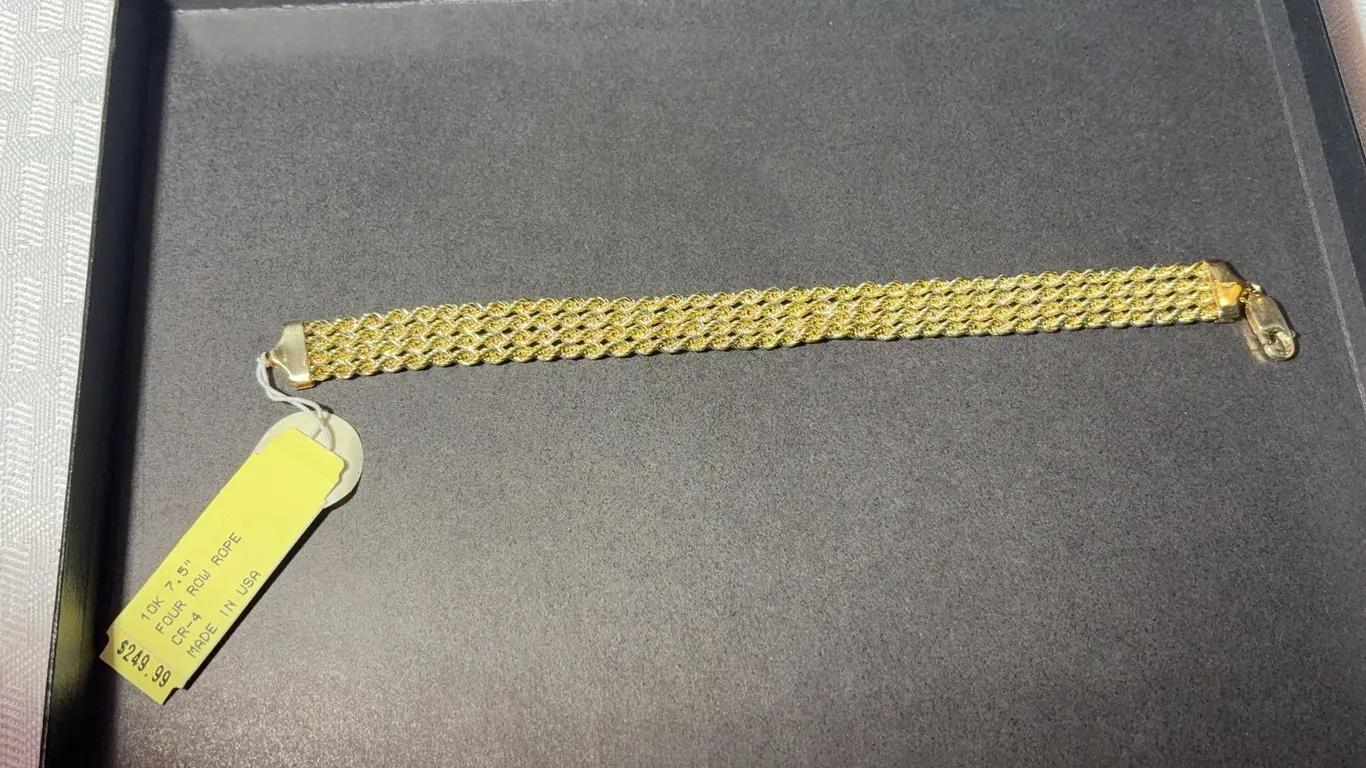 10K Rope Bracelet
