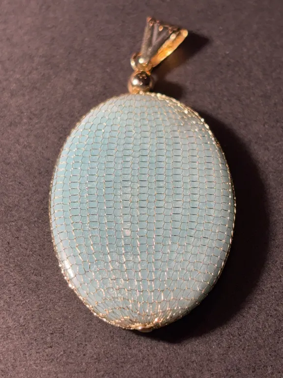 14K Large Jade? Pendant.