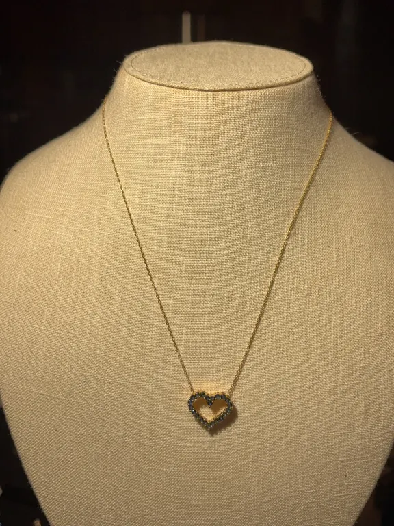 2 14K Sapphire Necklaces