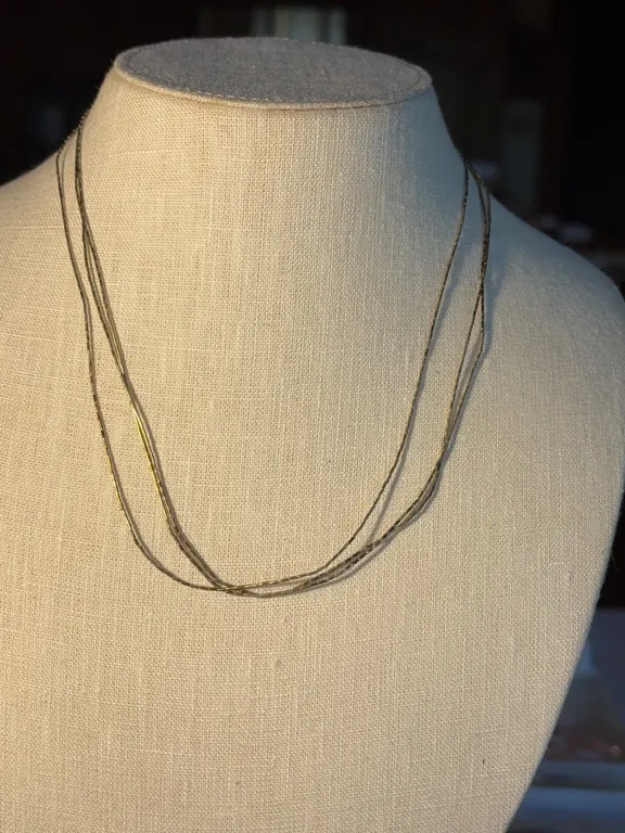 Two Silver Necklaces