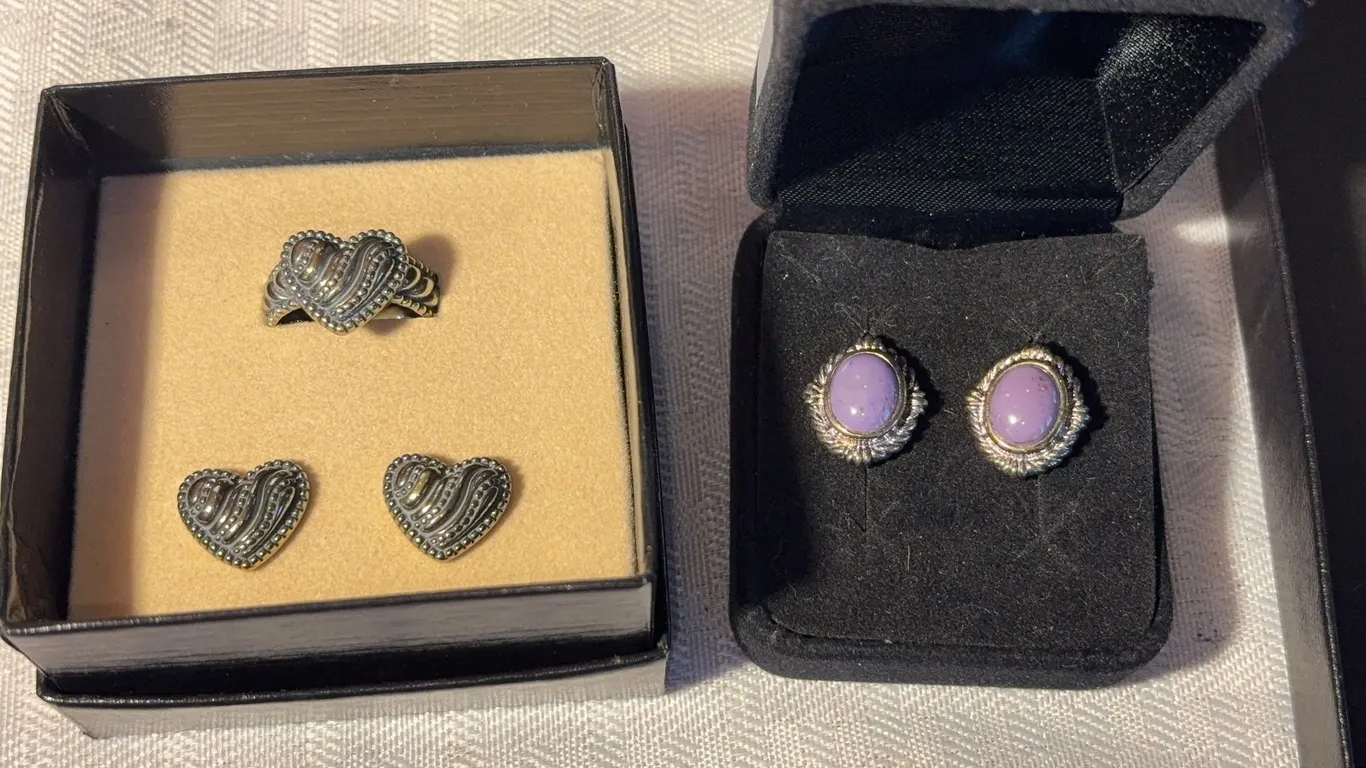 Sterling Ring Earrings and More