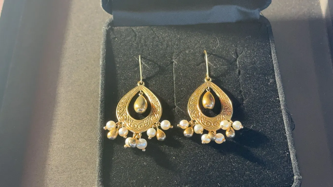 Pair of 14K Dangling Earrings