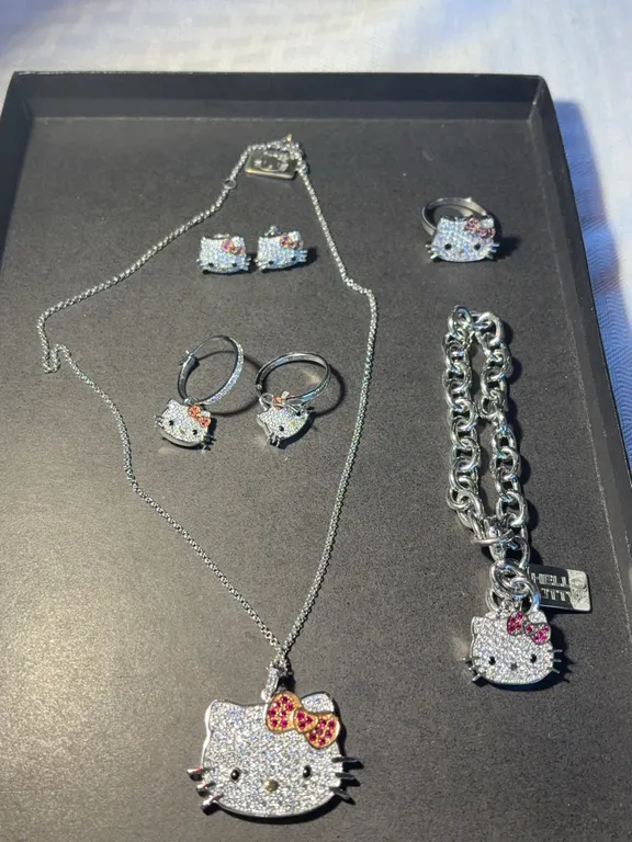 Five Hello Kitty Sterling Pieces