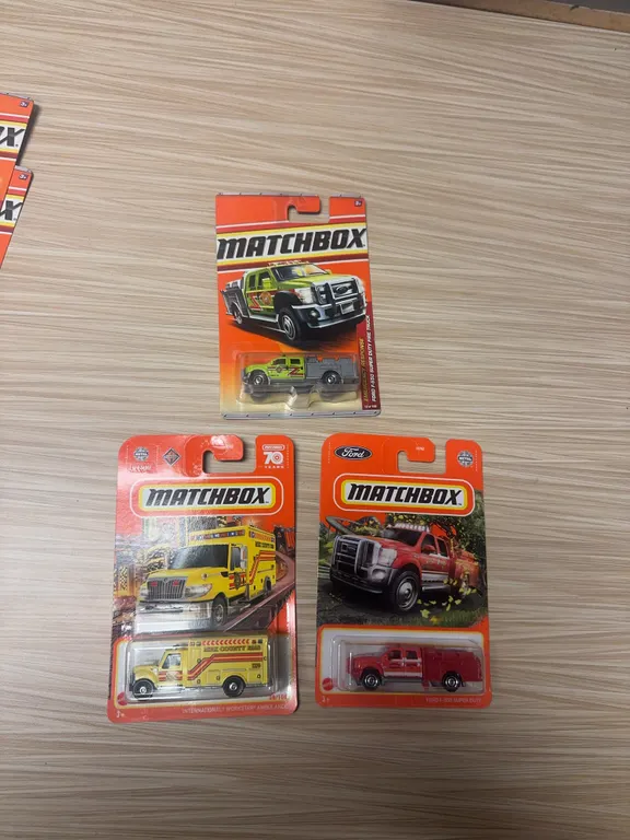 MATCHBOX: 2010 emergency response Ford F550 super duty fire truck #2 - 2023 70 years enter national