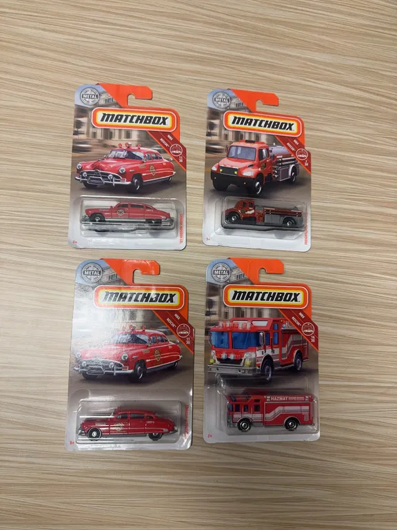 MATCHBOX 2018 MBX RESCUE: 51 Hudson hornet #11 – freight line M2 106#7 – hazard squad #16