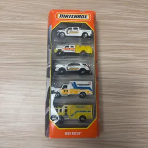 MATCHBOX 5 CAR SET : 2021 MBX Rescue