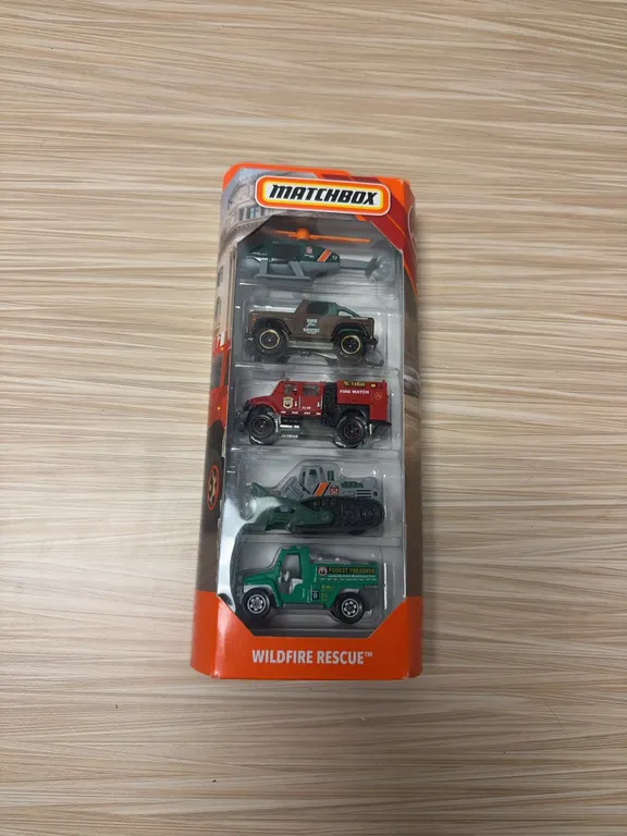 MATCHBOX 5 CAR SET : 2018 WILDFIRE RESCUE