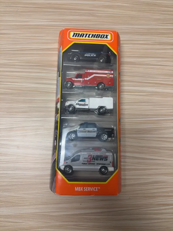 MATCHBOX 5 CAR SET : 2022 MBX SERVICE