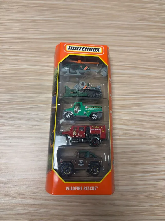 MATCHBOX 5 CAR SET : 2023 WILDFIRE RESCUE
