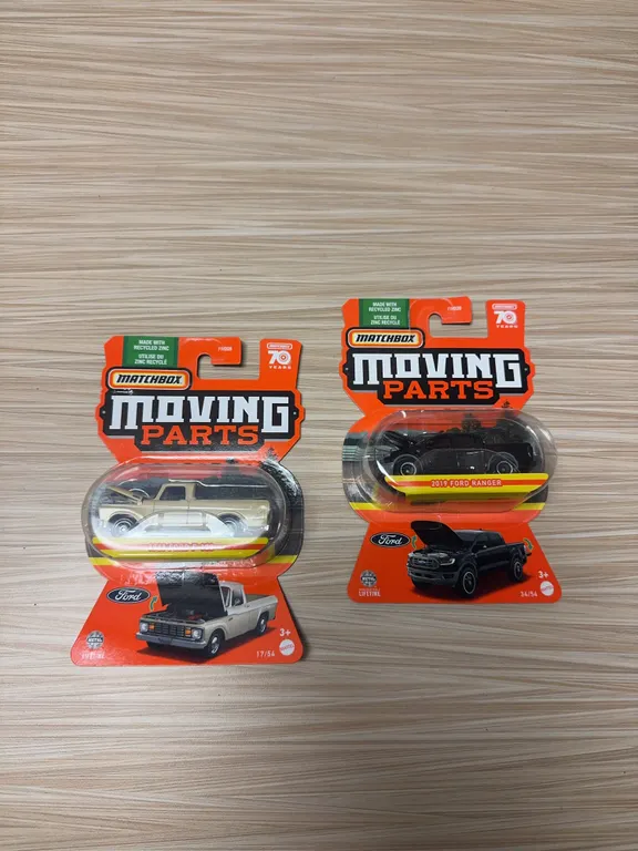 MATCHBOX MOVING PARTS : 1963 Ford F10 – 2019 Ford Ranger
