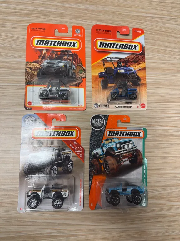 MATCHBOX: Polaris Ranger / International Scout 4x4