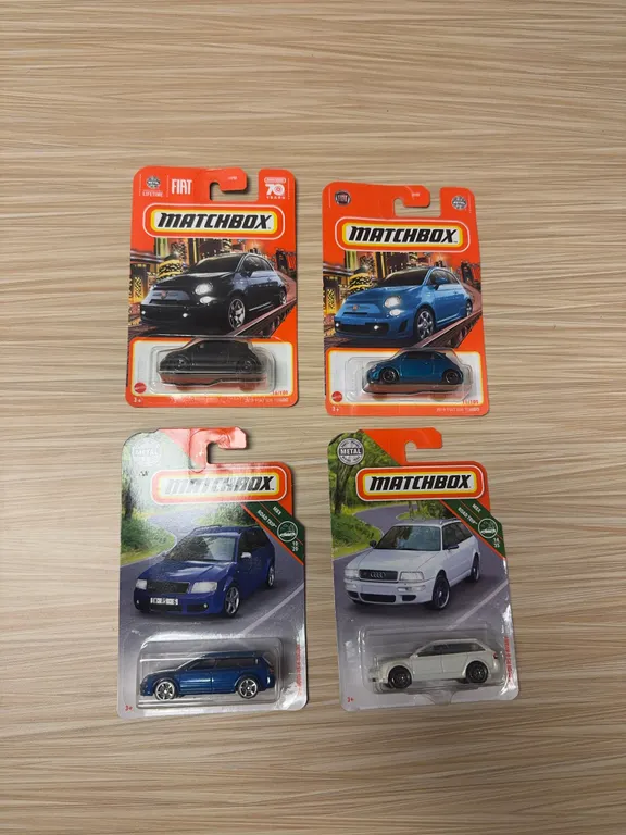MATCHBOX: 2019 Fiat 500 Turbo / 02 Audi RS 6 Avant