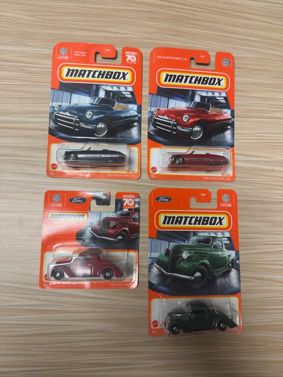 MATCHBOX: 1949 Kurtis Sport Car / 1936 Ford Coupe
